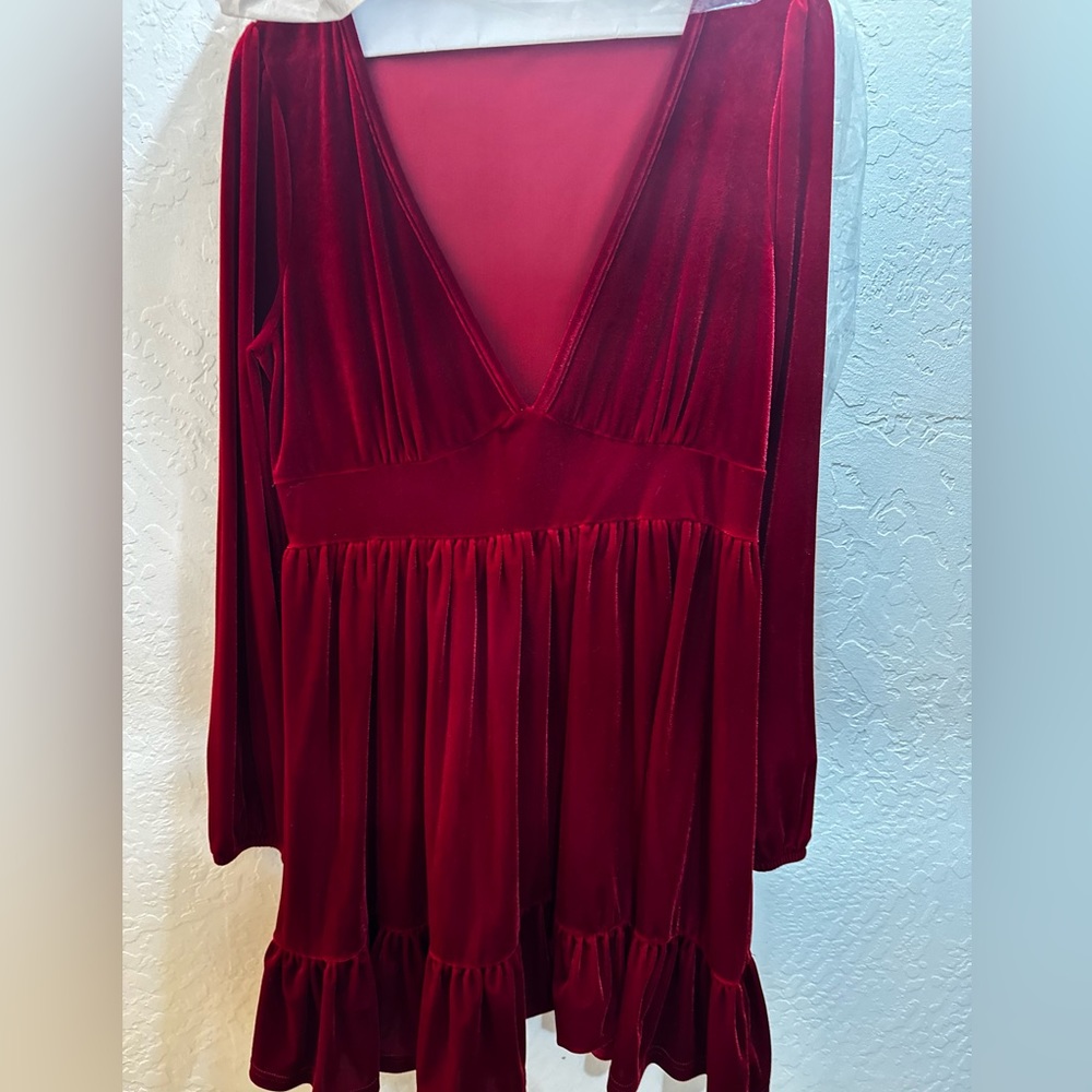 Red velvet dress super cute for Valentine’s Day